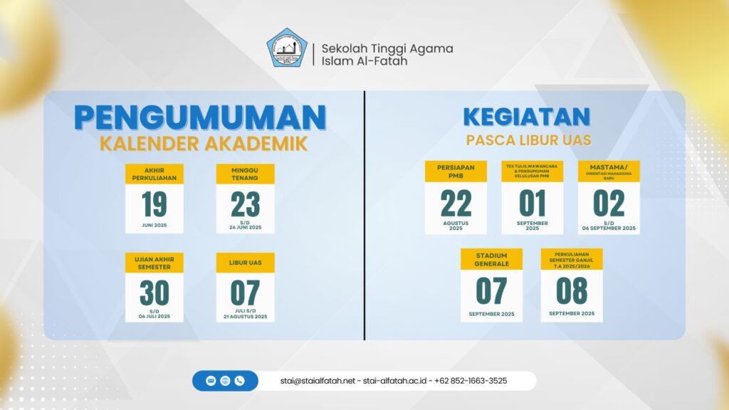 Pengumuman UAS GENAP TA 2024/2025